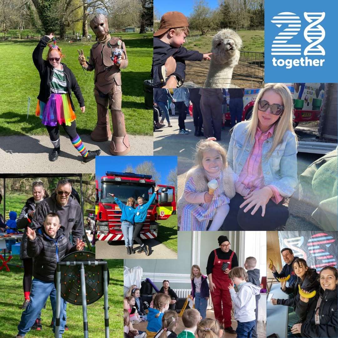 A montage image of the 21 Together Open Day Fundraiser, 2026